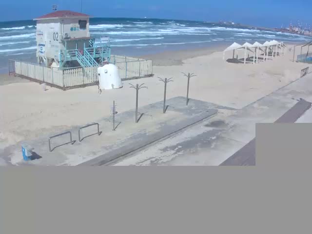 Ashdod, Lido Beach Live Cam - Ashkelon, Southern, Israel