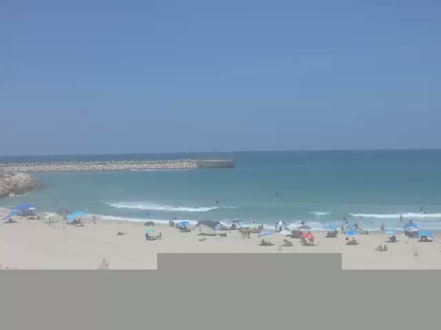 Ashdod, Hakshatot (Gandhi) Beach Live Cam - Ashkelon, Southern, Israel