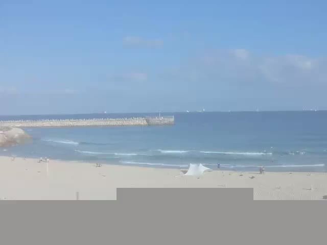 Ashdod, Hakshatot (Gandhi) Beach Live Cam - Ashkelon, Southern, Israel