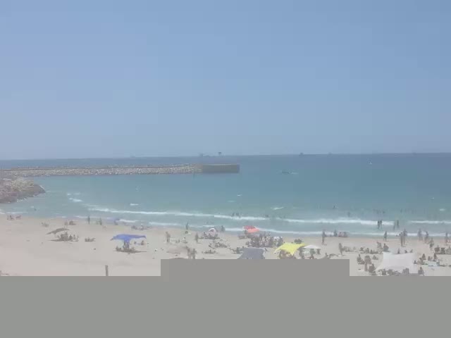 Ashdod, Hakshatot (Gandhi) Beach Live Cam - Ashkelon, Southern, Israel