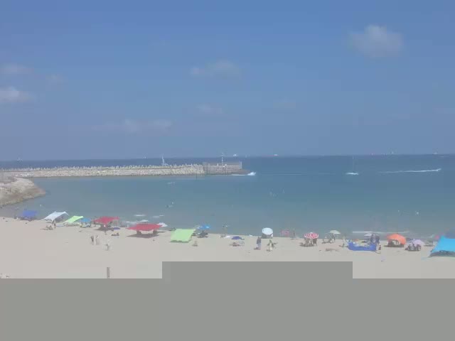 Ashdod, Hakshatot (Gandhi) Beach Live Cam - Ashkelon, Southern, Israel