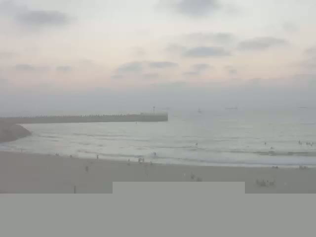 Ashdod, Hakshatot (Gandhi) Beach Live Cam - Ashkelon, Southern, Israel