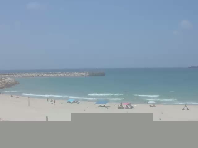 Ashdod, Hakshatot (Gandhi) Beach Live Cam - Ashkelon, Southern, Israel