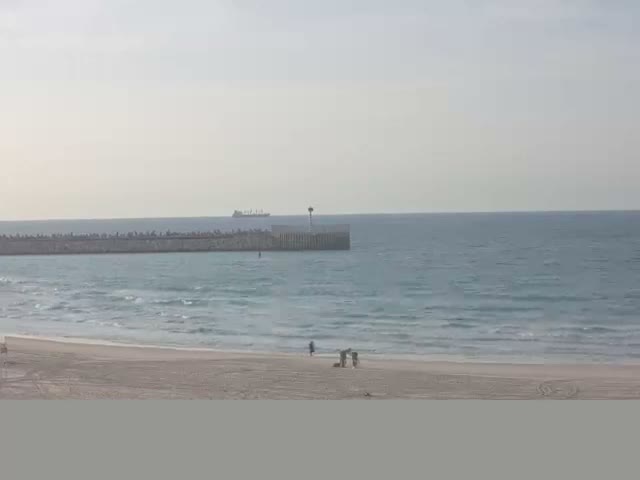 Ashdod, Hakshatot (Gandhi) Beach Live Cam - Ashkelon, Southern, Israel