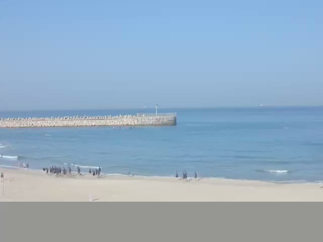 Ashdod, Hakshatot (Gandhi) Beach Live Cam - Ashkelon, Southern, Israel