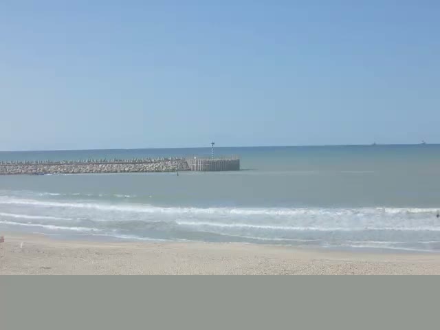 Ashdod, Hakshatot (Gandhi) Beach Live Cam - Ashkelon, Southern, Israel