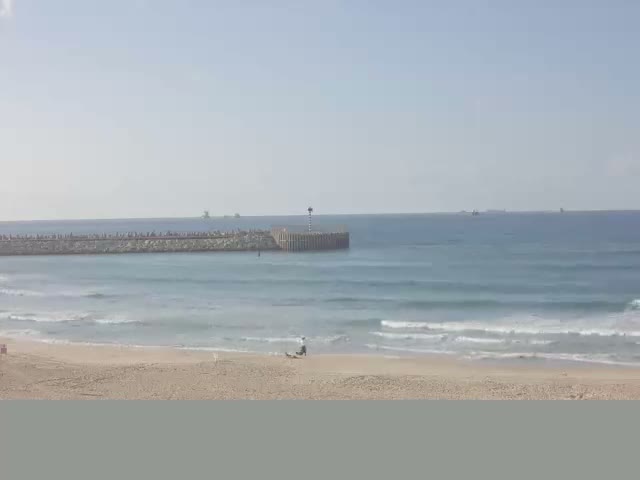 Ashdod, Hakshatot (Gandhi) Beach Live Cam - Ashkelon, Southern, Israel