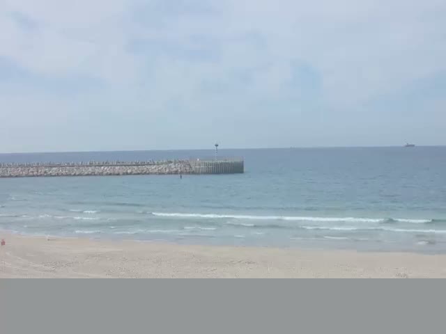 Ashdod, Hakshatot (Gandhi) Beach Live Cam - Ashkelon, Southern, Israel