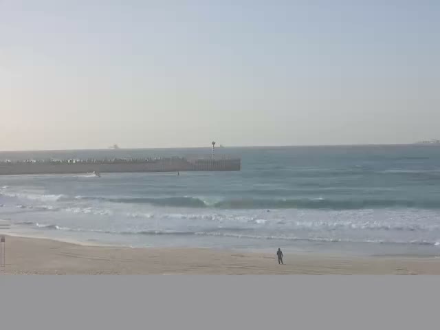Ashdod, Hakshatot (Gandhi) Beach Live Cam - Ashkelon, Southern, Israel