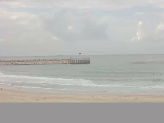 Ashdod, Hakshatot (Gandhi) Beach Live Cam - Ashkelon, Southern, Israel