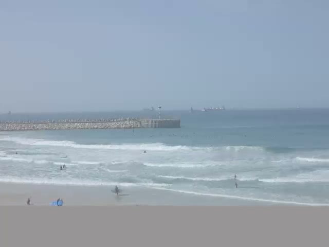 Ashdod, Hakshatot (Gandhi) Beach Live Cam - Ashkelon, Southern, Israel
