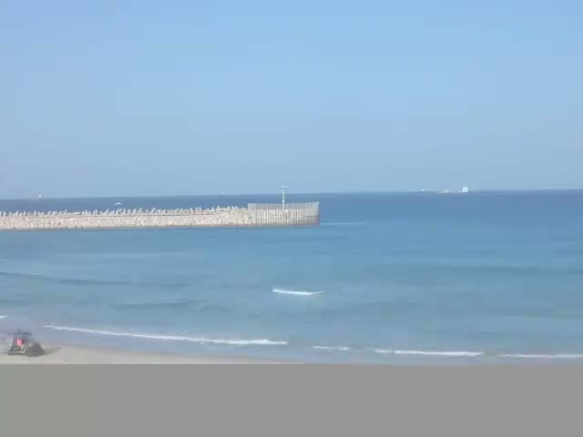 Ashdod, Hakshatot (Gandhi) Beach Live Cam - Ashkelon, Southern, Israel