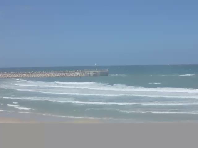 Ashdod, Hakshatot (Gandhi) Beach Live Cam - Ashkelon, Southern, Israel