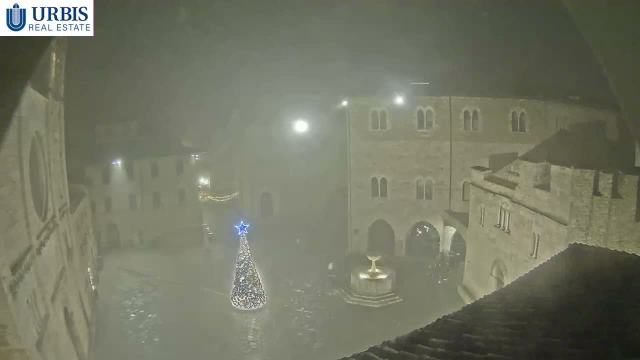 Bevagna Piazza Silvestri Square Live Cam - Perugia, Umbria, Italy