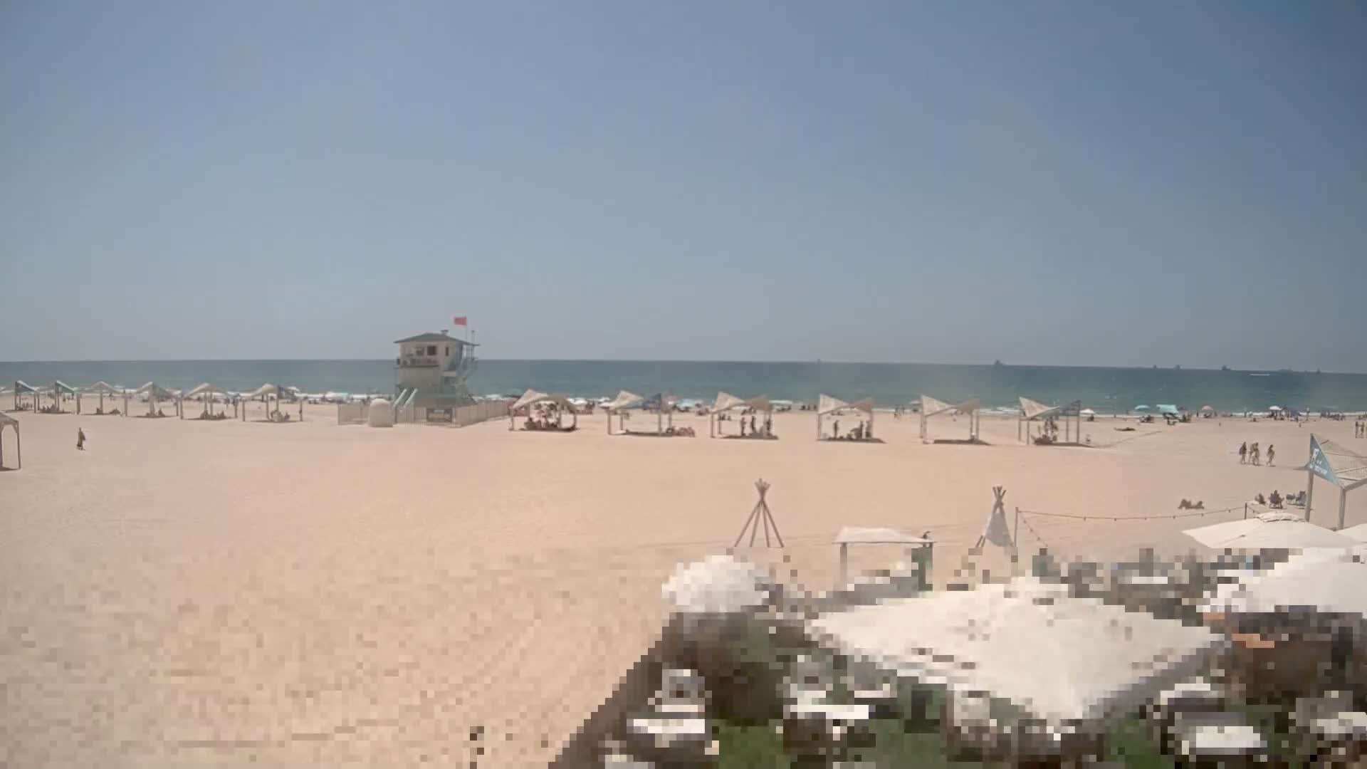 Ashdod, Yud-Alef Beach Live Cam - Ashkelon, Southern, Israel