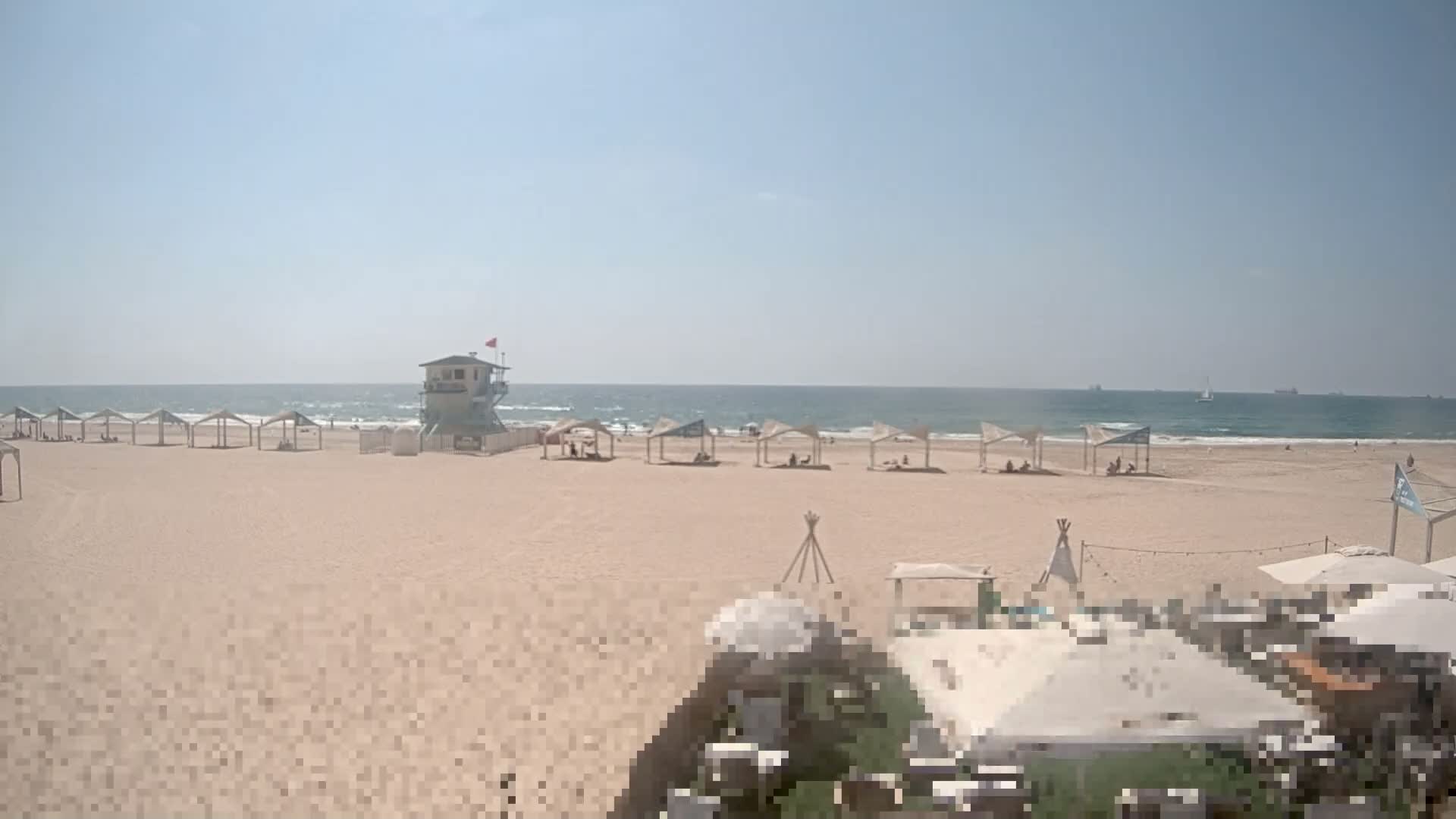 Ashdod, Yud-Alef Beach Live Cam - Ashkelon, Southern, Israel
