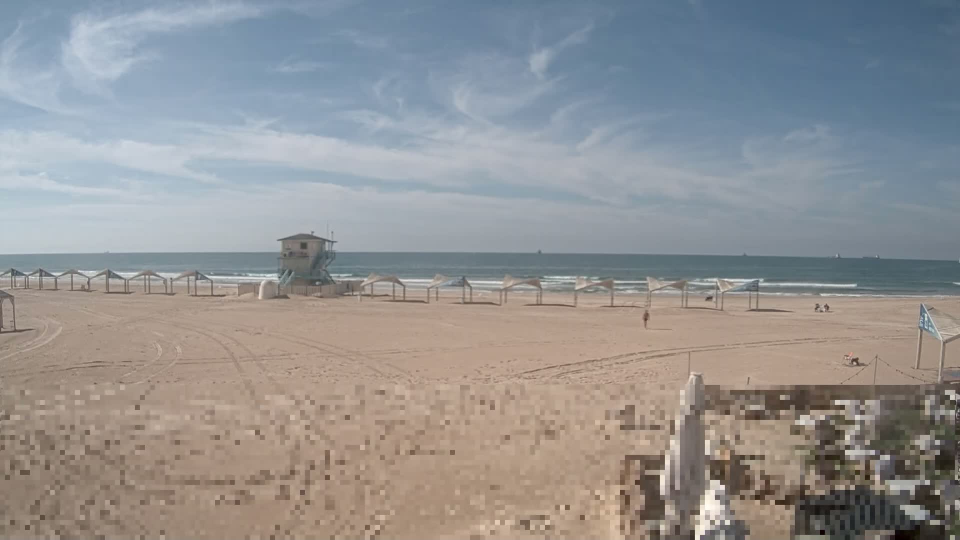 Ashdod, Yud-Alef Beach Live Cam - Ashkelon, Southern, Israel