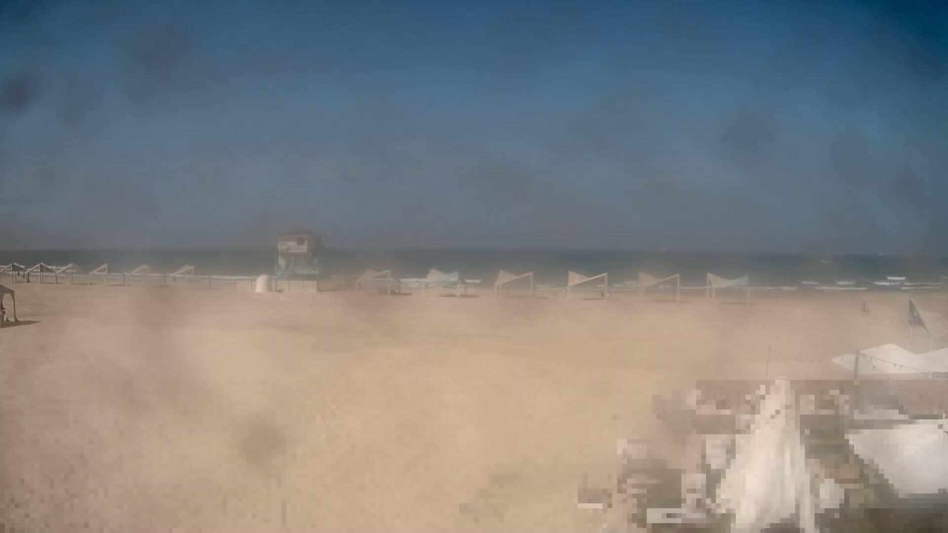 Ashdod, Yud-Alef Beach Live Cam - Ashkelon, Southern, Israel