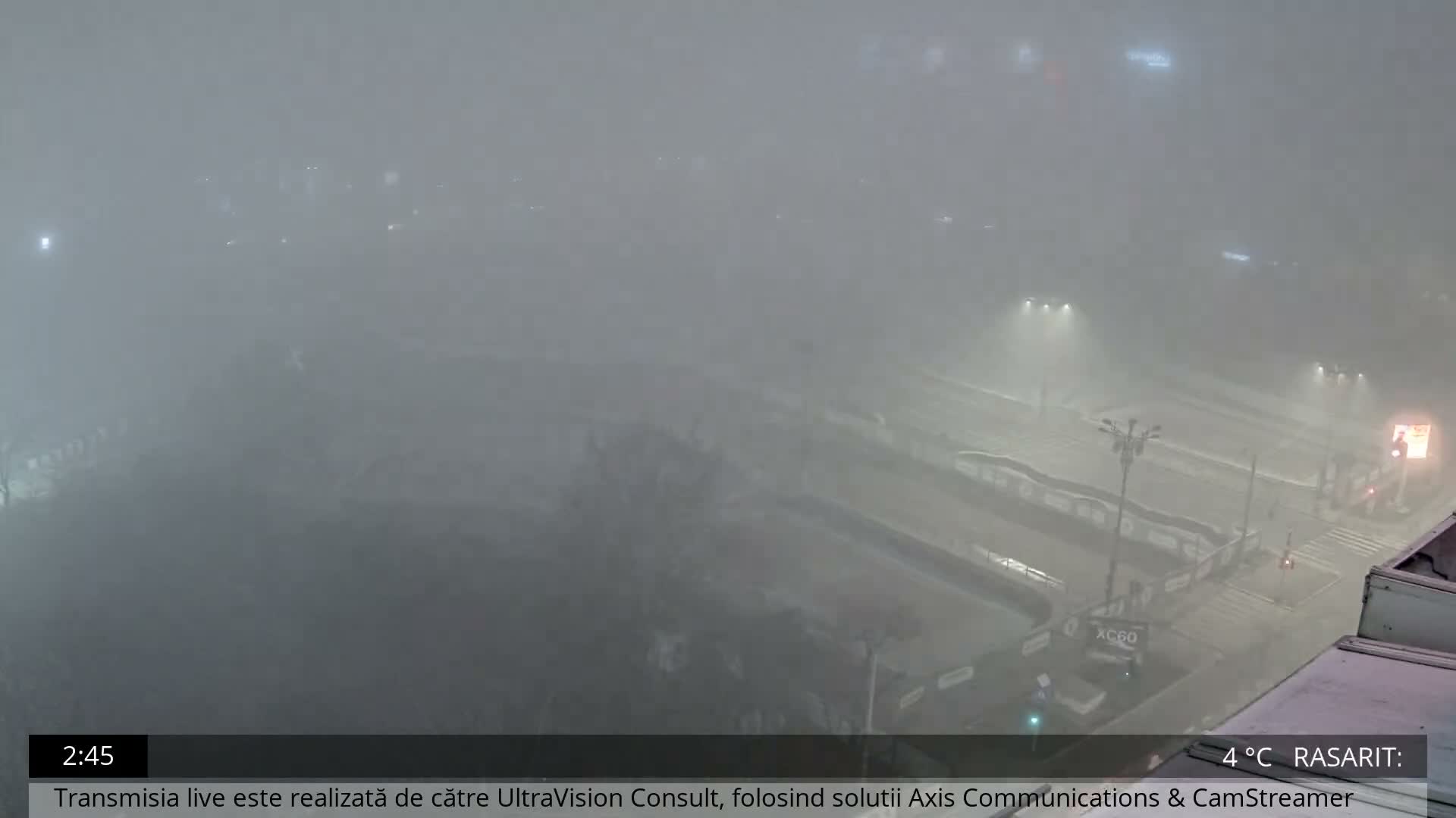 Bucharest from Piata Unirii Union Square Skyline Live Cam - Unirii, Sector 3, Bucharest, Romania