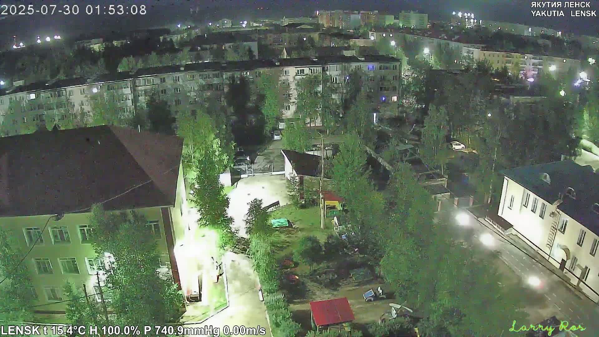 Lensk North Towards Skyline Live Cam - Lensk, Lensky, Sakha, Far Eastern (Dal'nevostochnyy), Russia