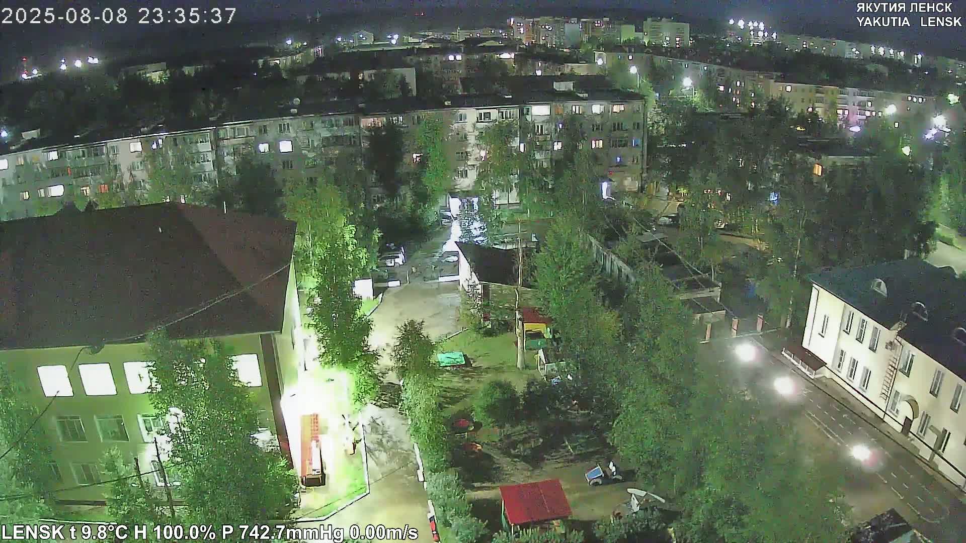 Lensk North Towards Skyline Live Cam - Lensk, Lensky, Sakha, Far Eastern (Dal'nevostochnyy), Russia