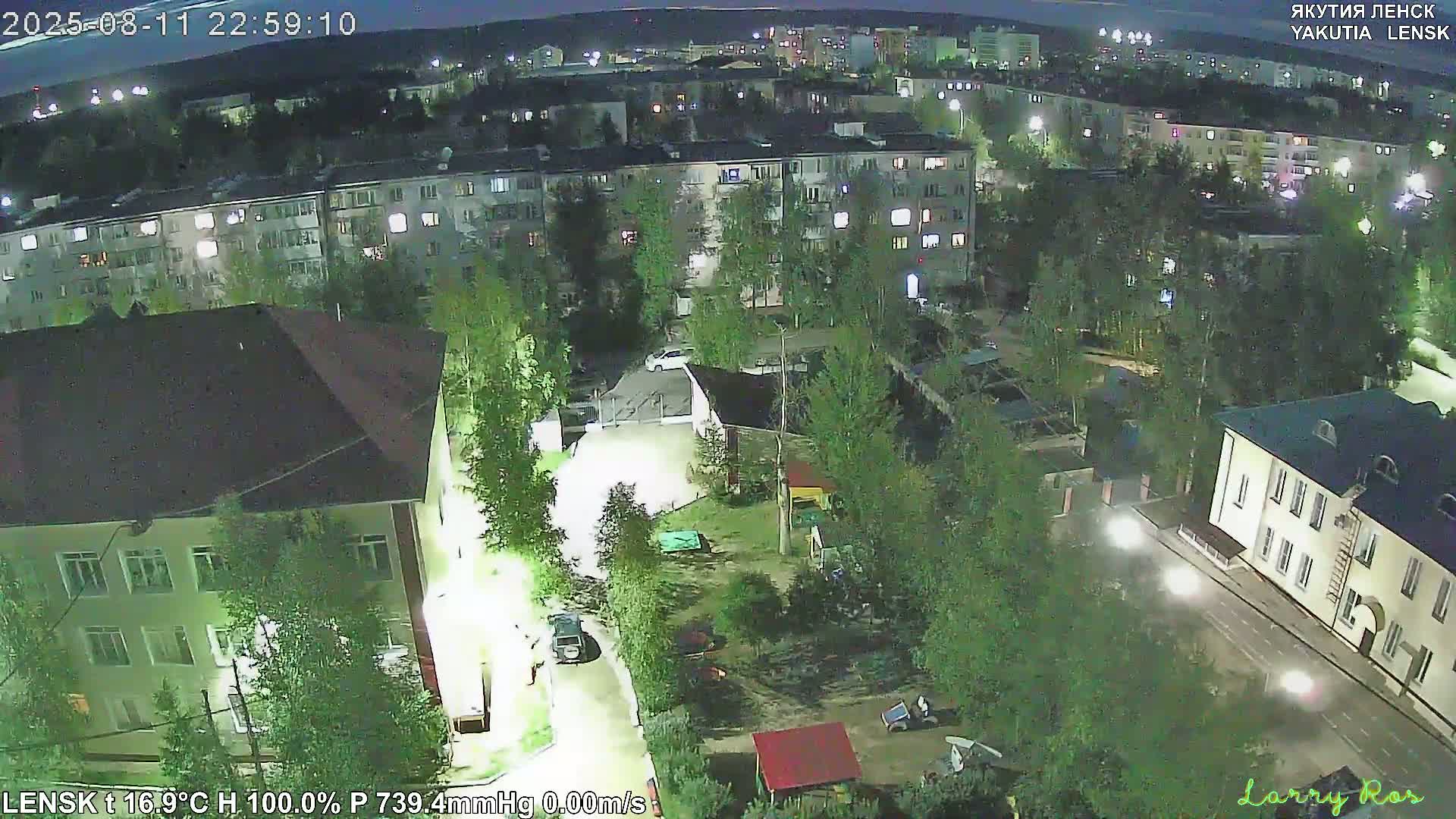 Lensk North Towards Skyline Live Cam - Lensk, Lensky, Sakha, Far Eastern (Dal'nevostochnyy), Russia