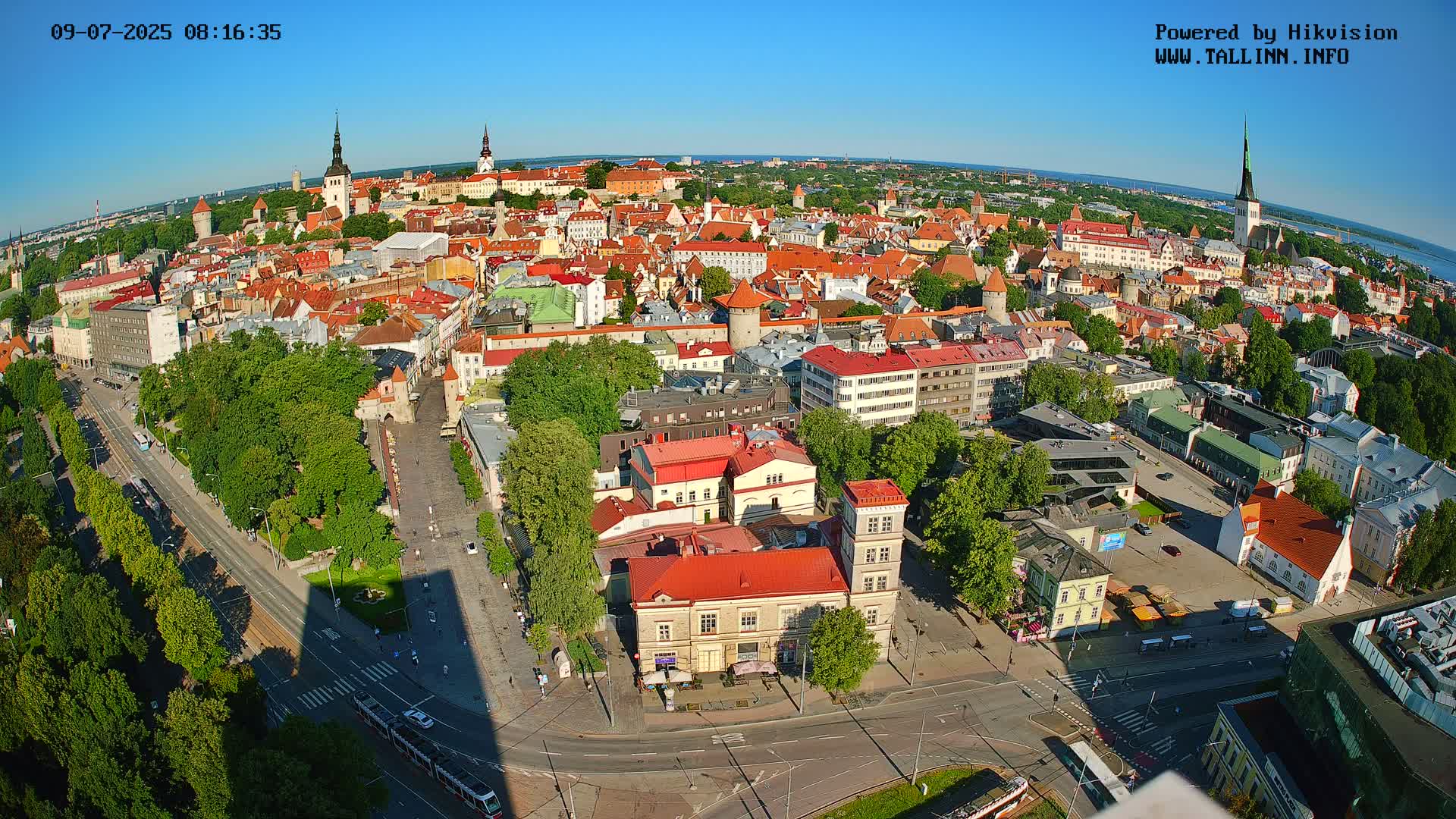 Tallinn Skyline Live Cam - Südalinn, Tallinn, Harju, Estonia