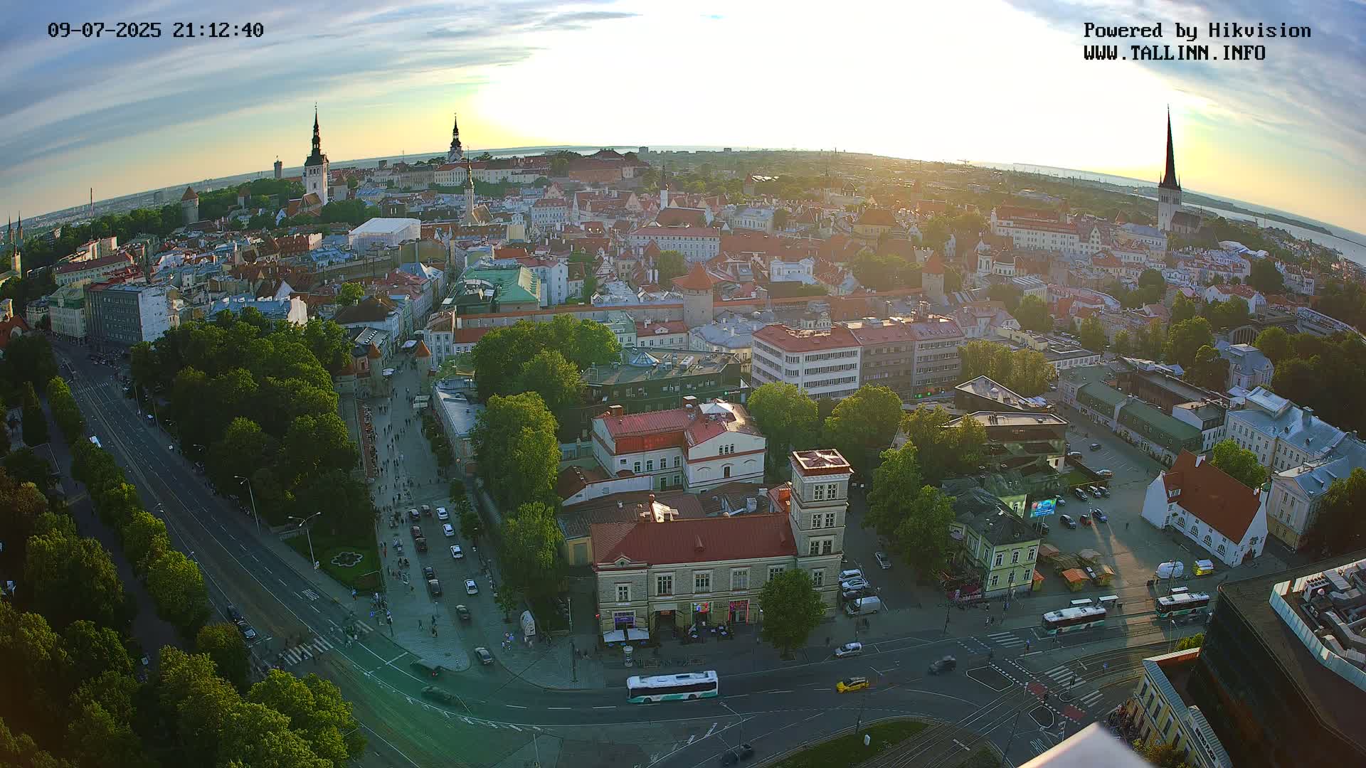 Tallinn Skyline Live Cam - Südalinn, Tallinn, Harju, Estonia