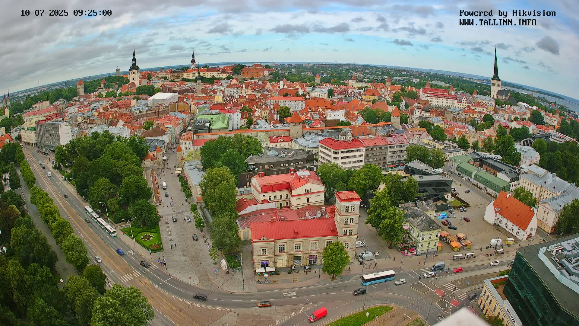 Tallinn Skyline Live Cam - Südalinn, Tallinn, Harju, Estonia