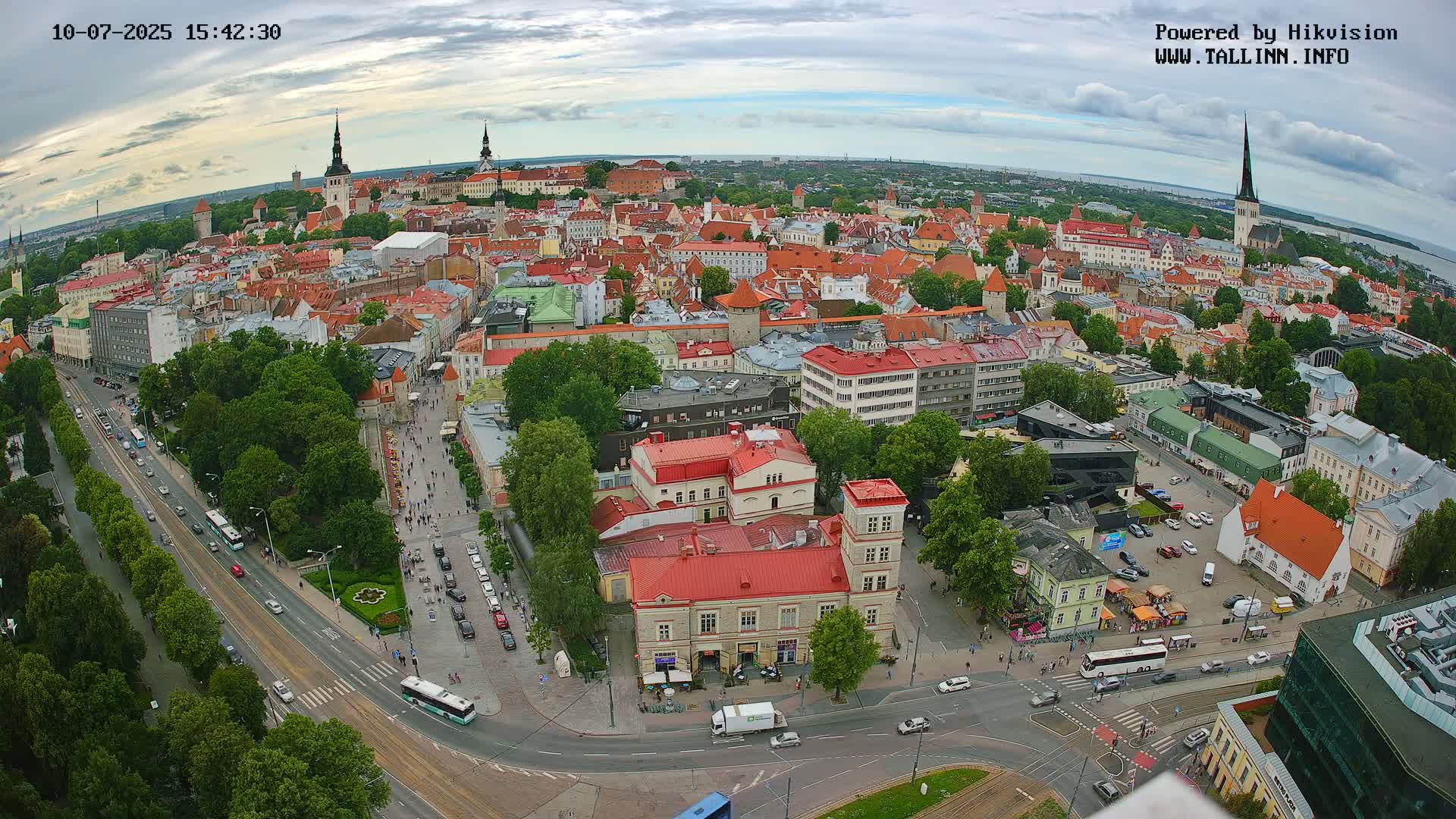 Tallinn Skyline Live Cam - Südalinn, Tallinn, Harju, Estonia