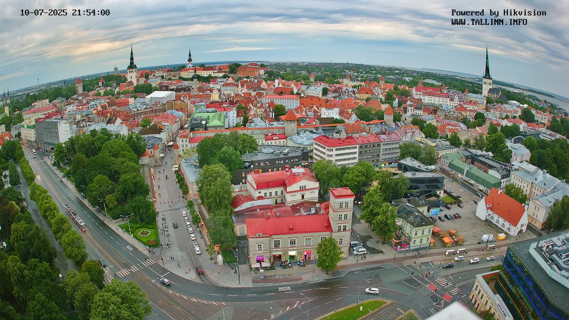Tallinn Skyline Live Cam - Südalinn, Tallinn, Harju, Estonia