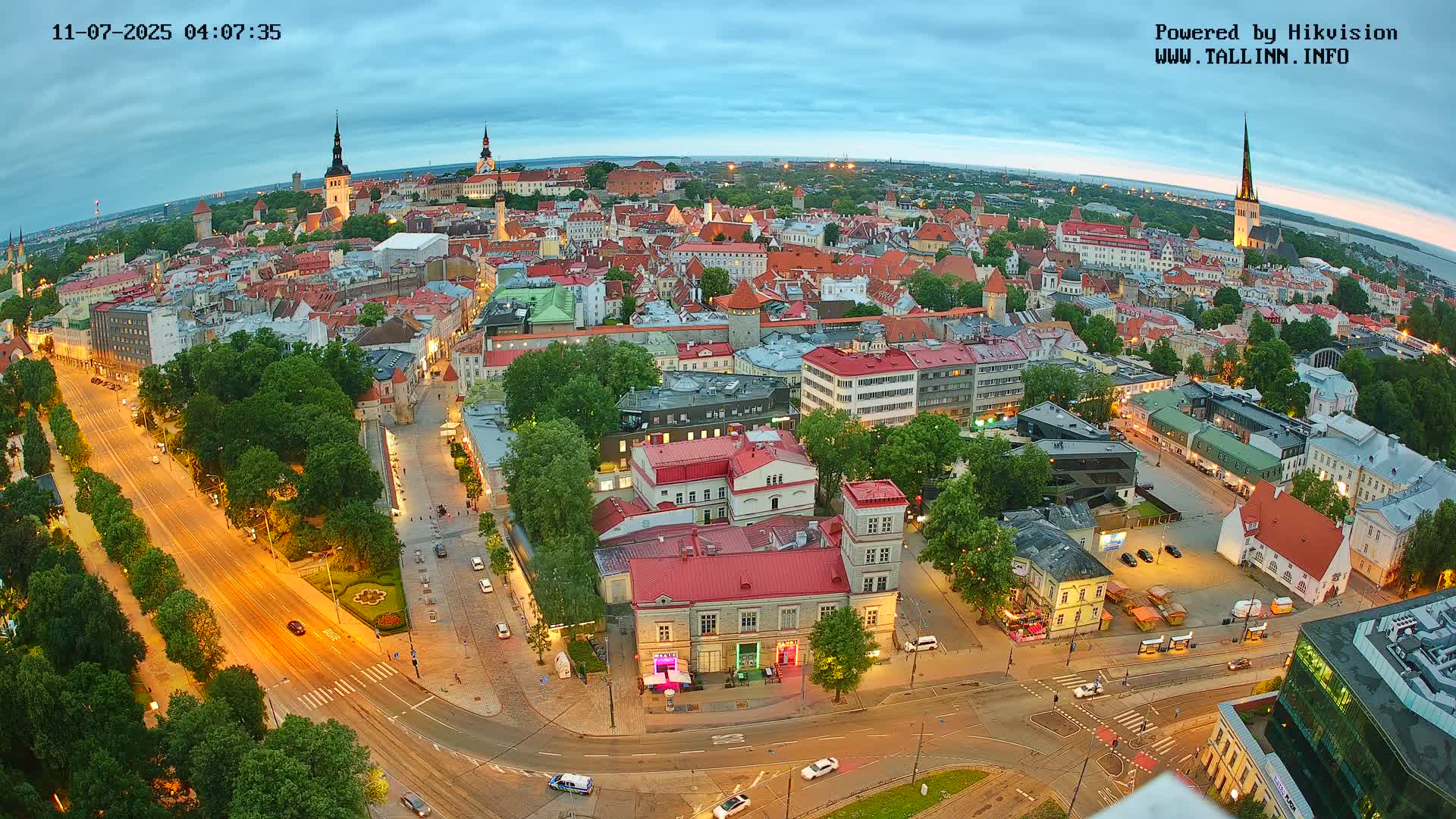 Tallinn Skyline Live Cam - Südalinn, Tallinn, Harju, Estonia