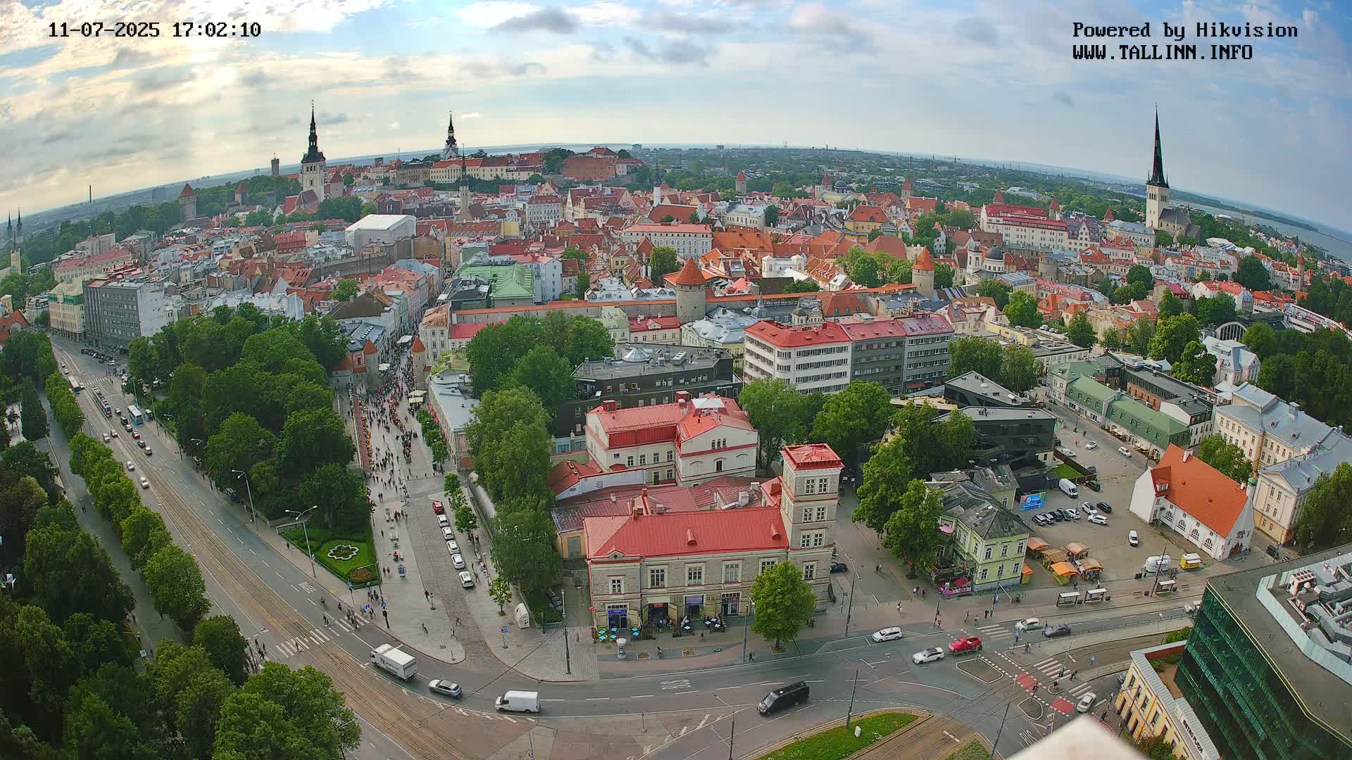 Tallinn Skyline Live Cam - Südalinn, Tallinn, Harju, Estonia