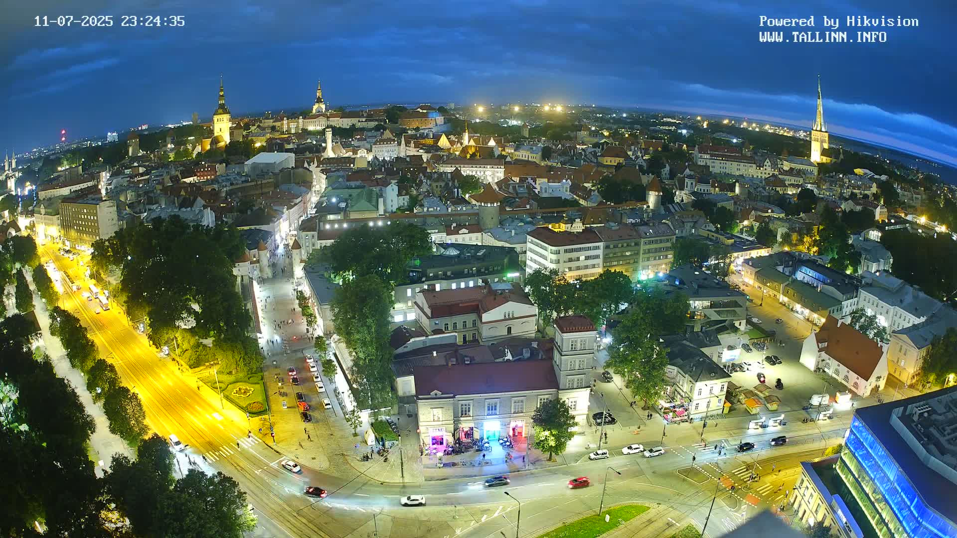 Tallinn Skyline Live Cam - Südalinn, Tallinn, Harju, Estonia