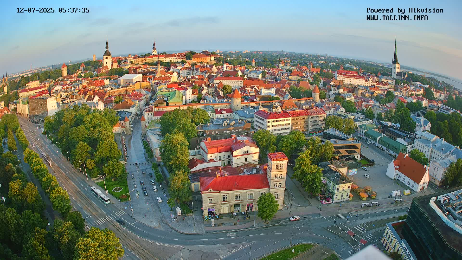Tallinn Skyline Live Cam - Südalinn, Tallinn, Harju, Estonia