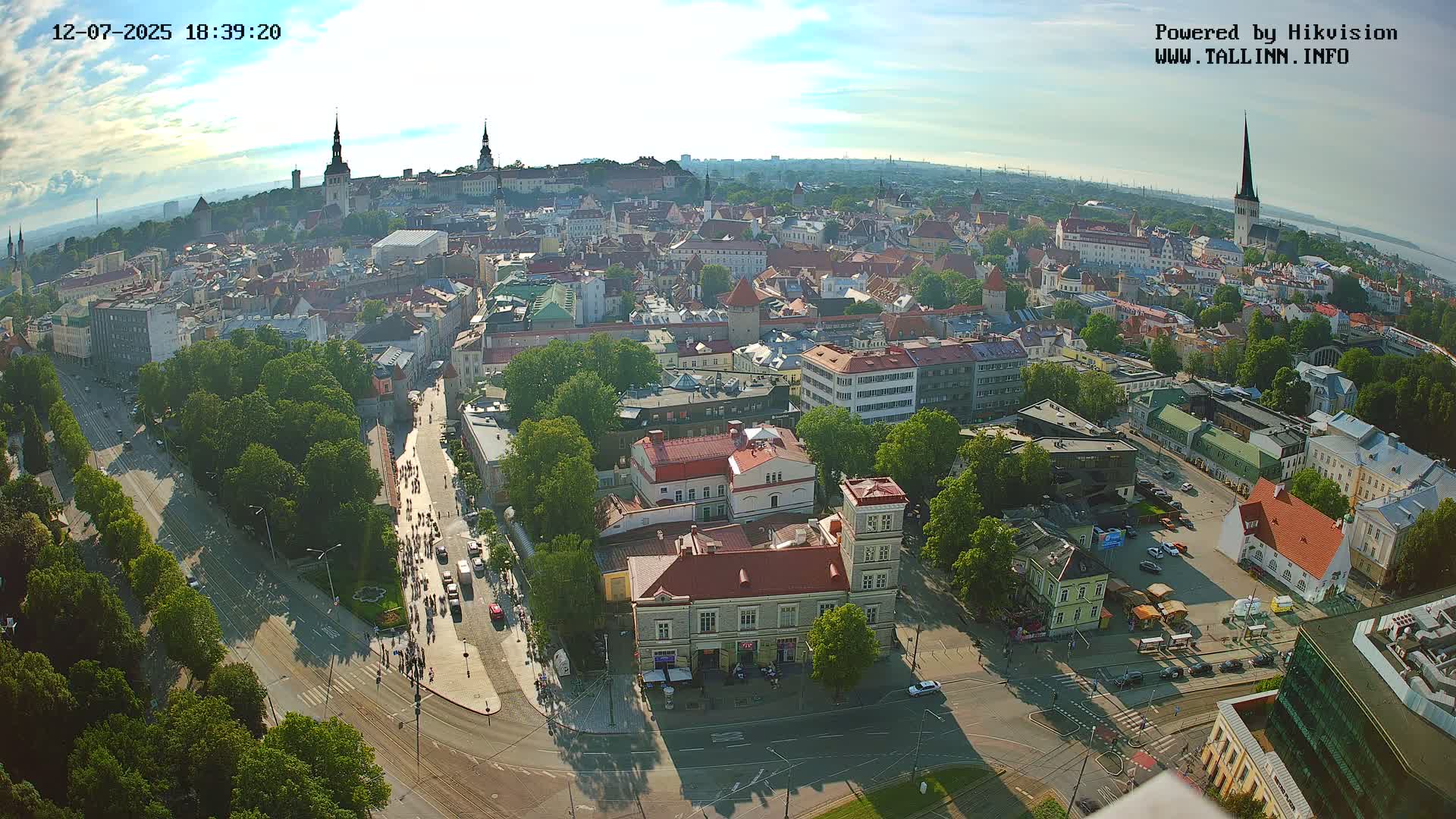 Tallinn Skyline Live Cam - Südalinn, Tallinn, Harju, Estonia