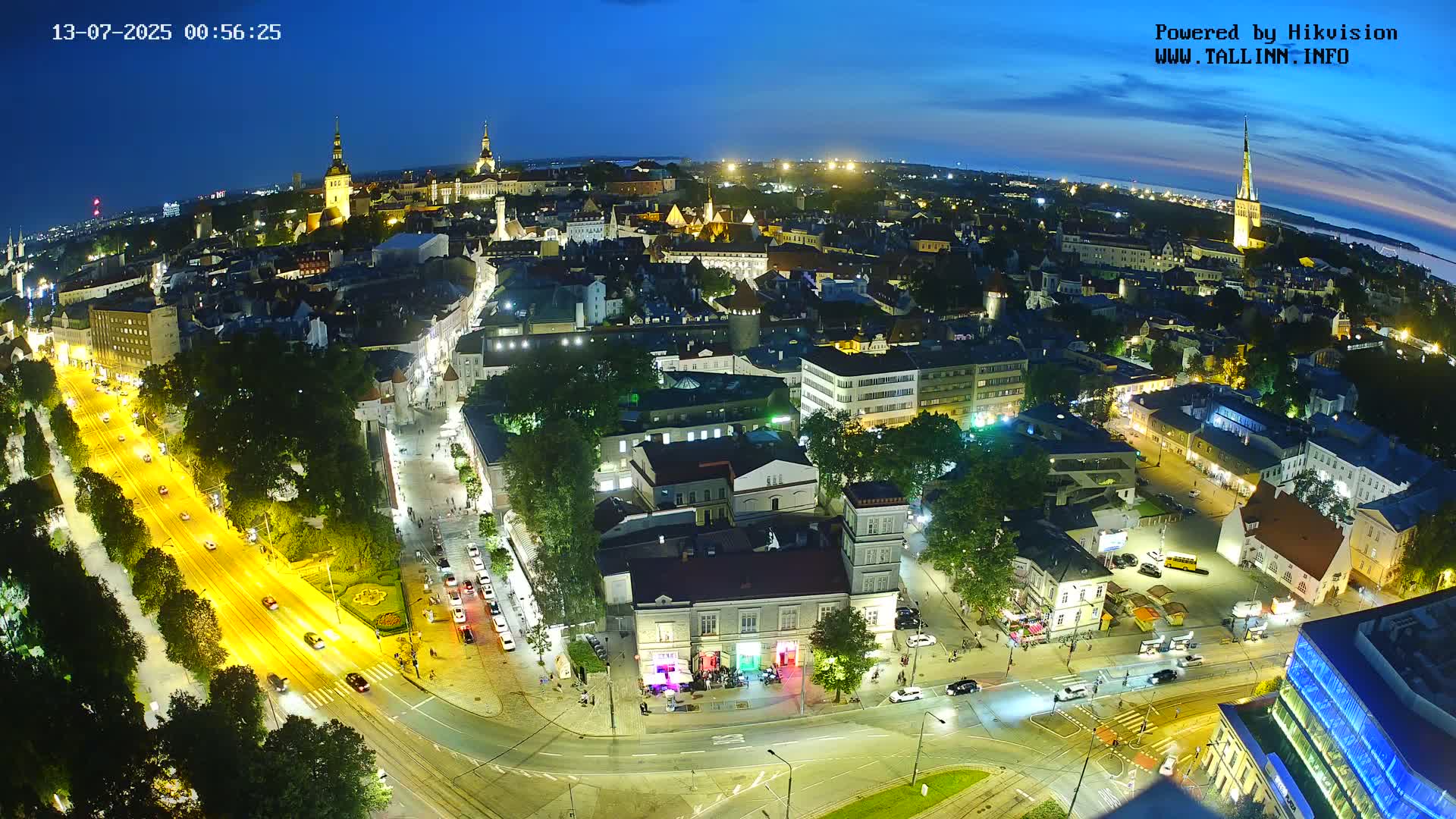 Tallinn Skyline Live Cam - Südalinn, Tallinn, Harju, Estonia