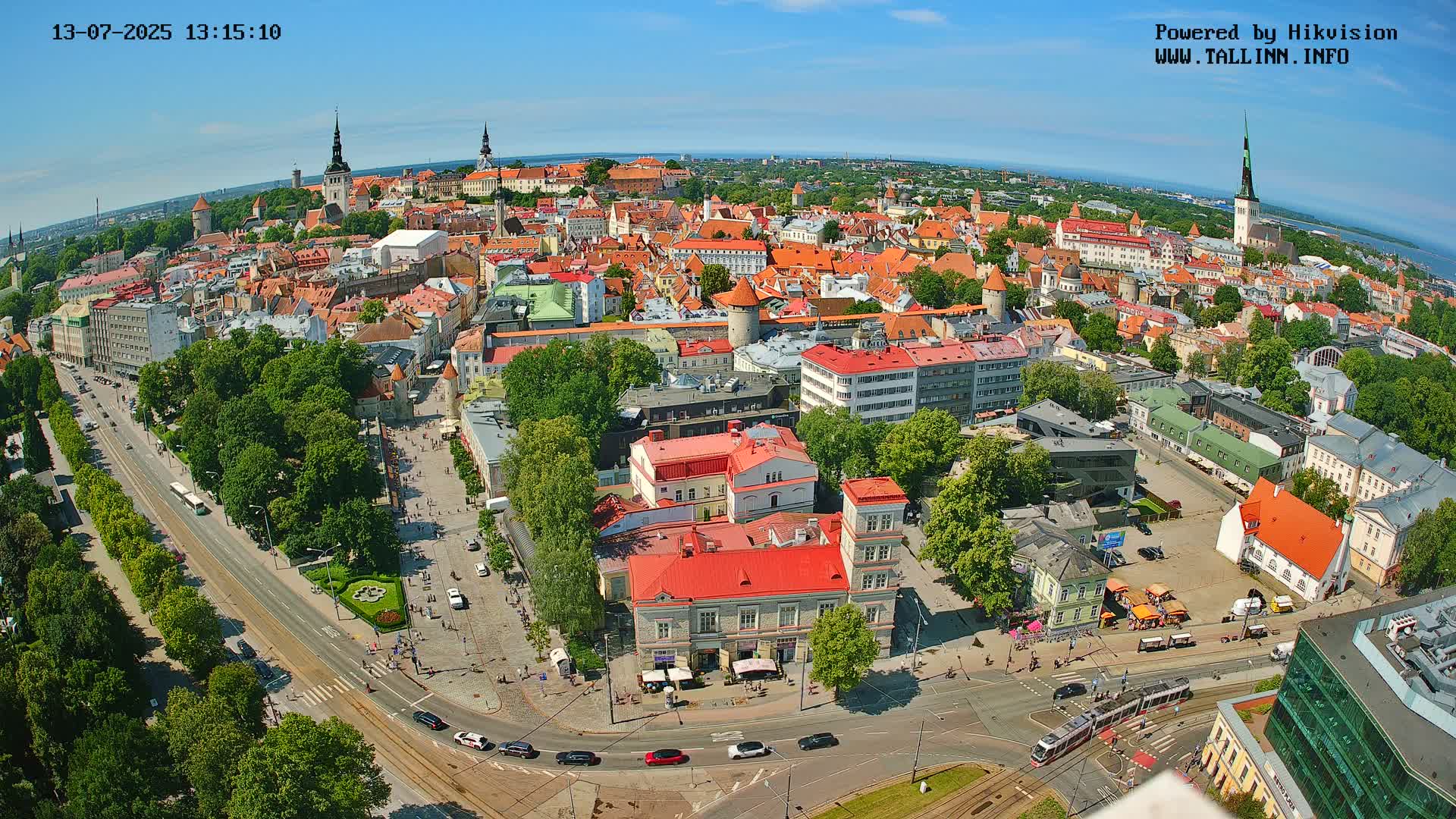 Tallinn Skyline Live Cam - Südalinn, Tallinn, Harju, Estonia