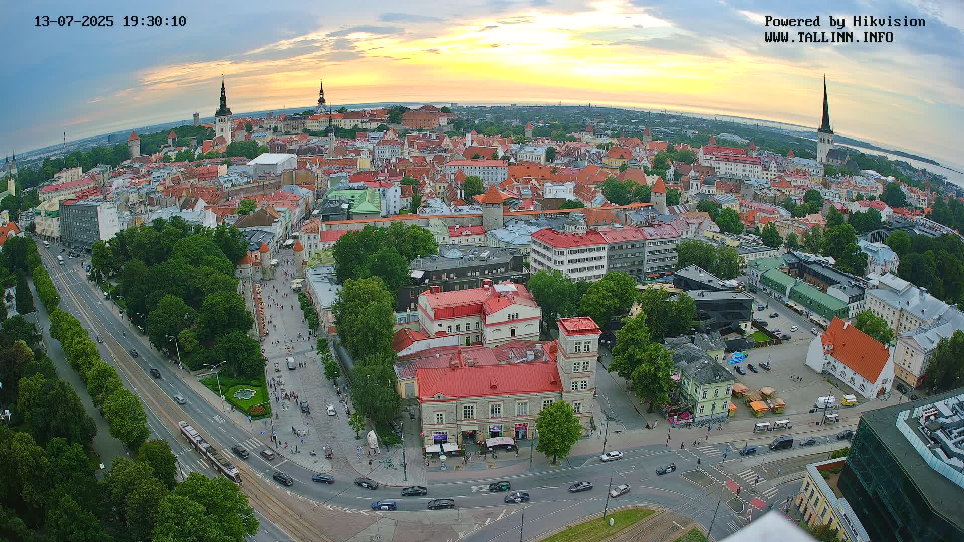 Tallinn Skyline Live Cam - Südalinn, Tallinn, Harju, Estonia