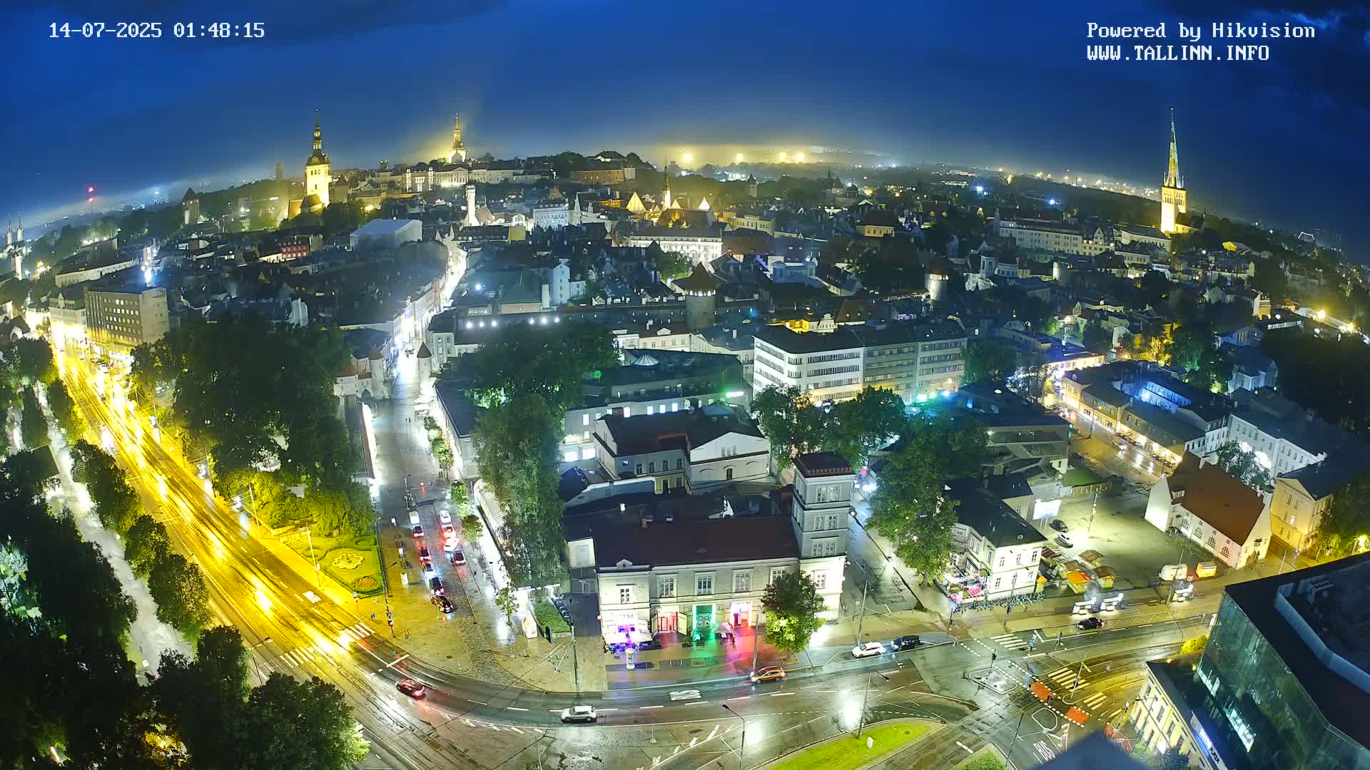 Tallinn Skyline Live Cam - Südalinn, Tallinn, Harju, Estonia