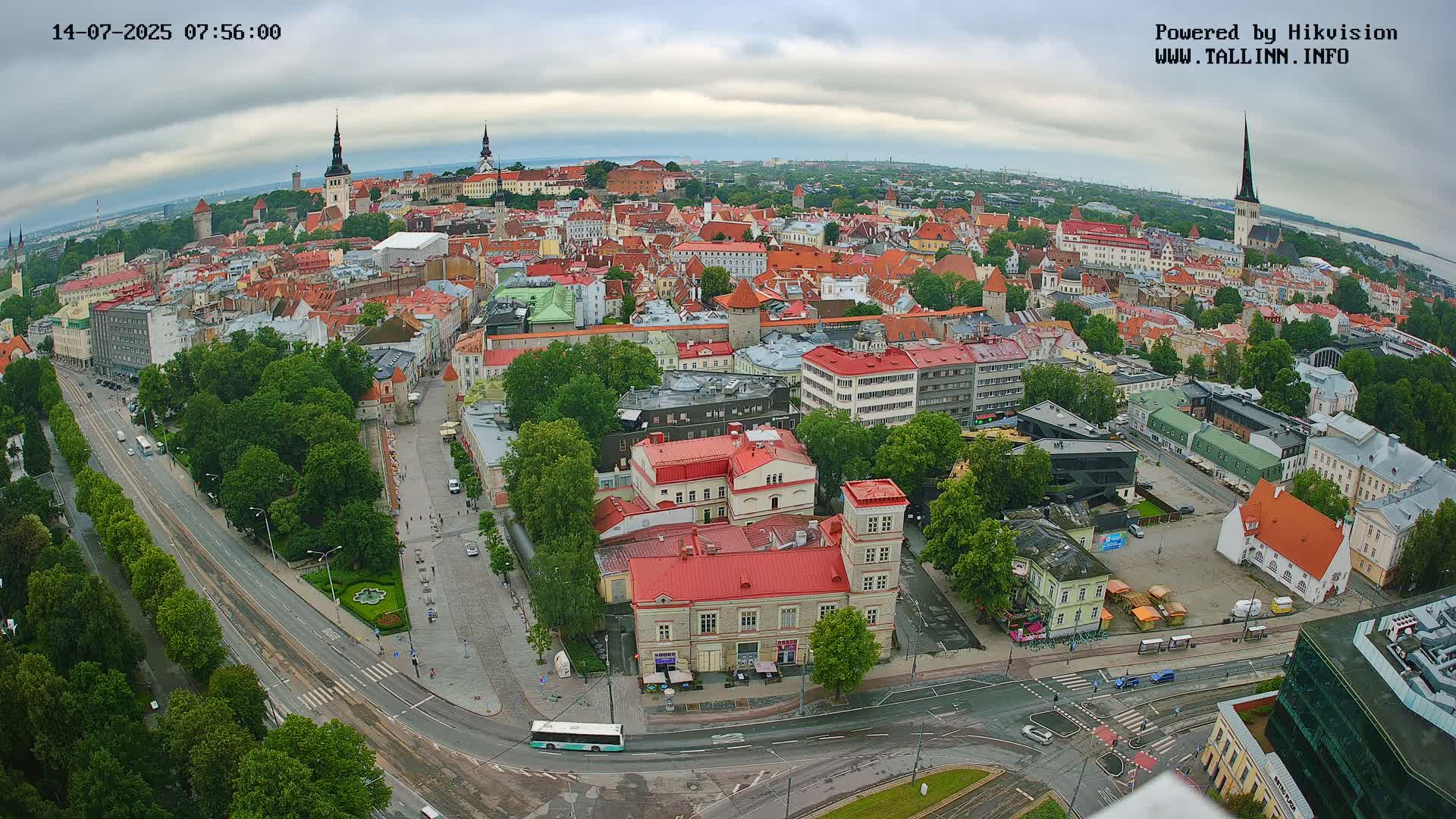 Tallinn Skyline Live Cam - Südalinn, Tallinn, Harju, Estonia
