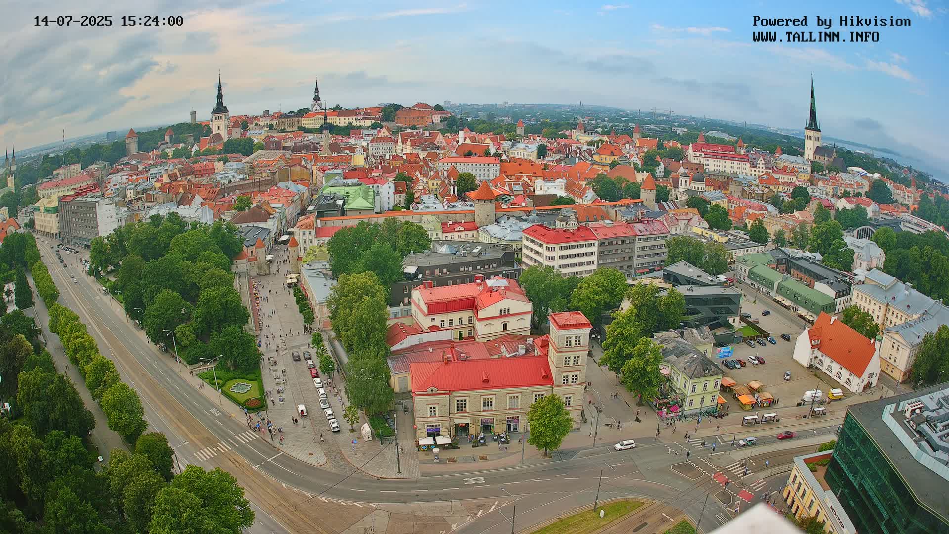 Tallinn Skyline Live Cam - Südalinn, Tallinn, Harju, Estonia