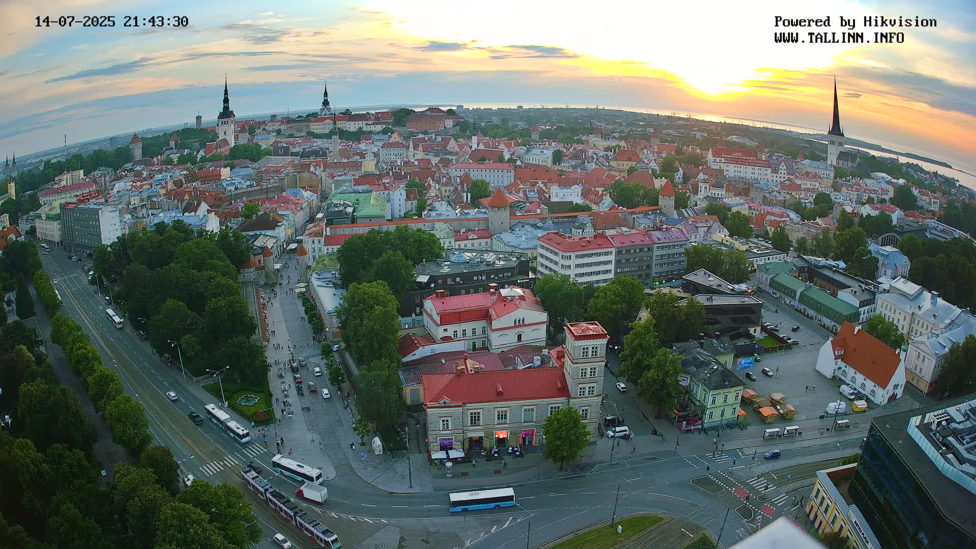Tallinn Skyline Live Cam - Südalinn, Tallinn, Harju, Estonia