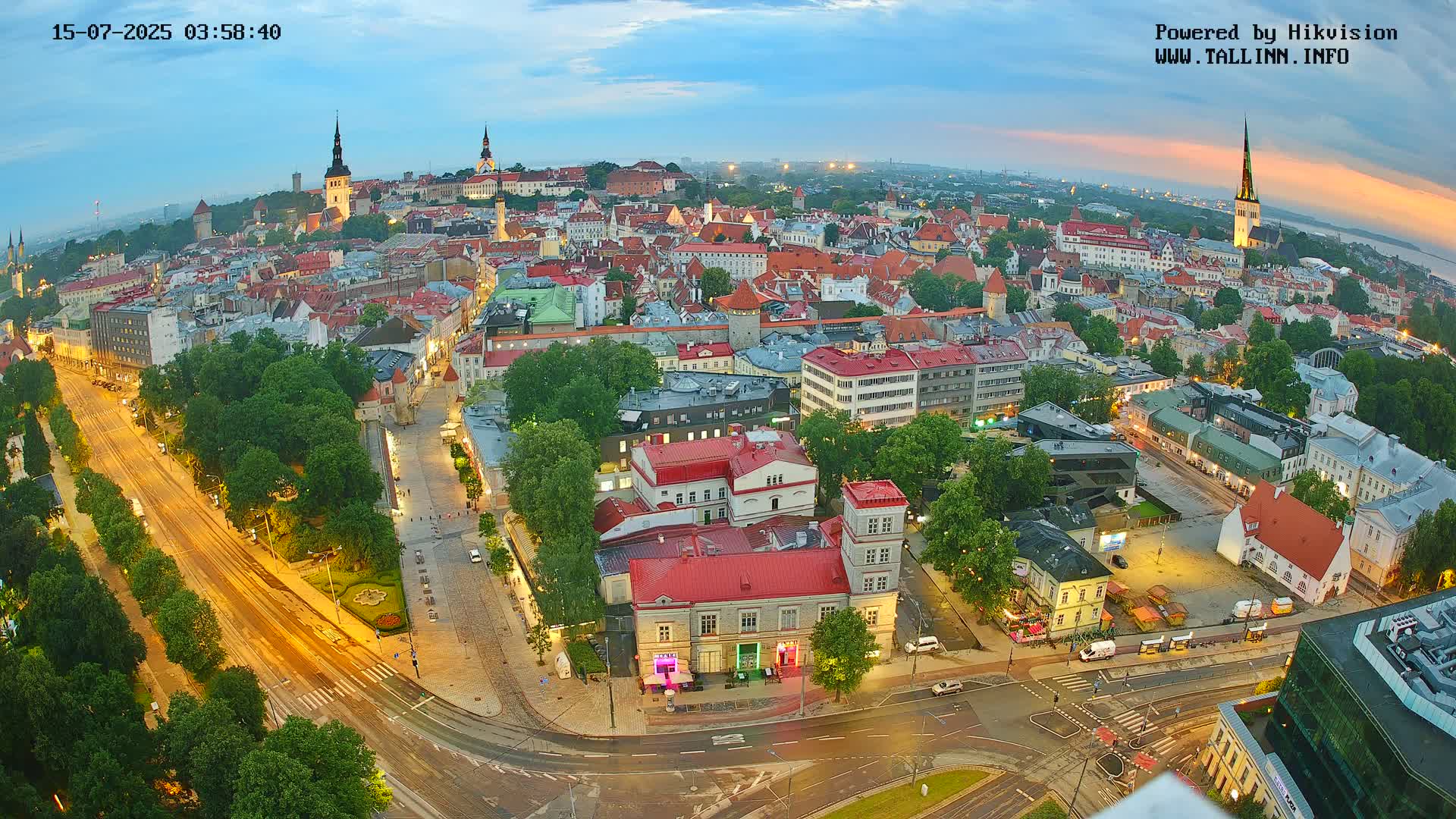 Tallinn Skyline Live Cam - Südalinn, Tallinn, Harju, Estonia
