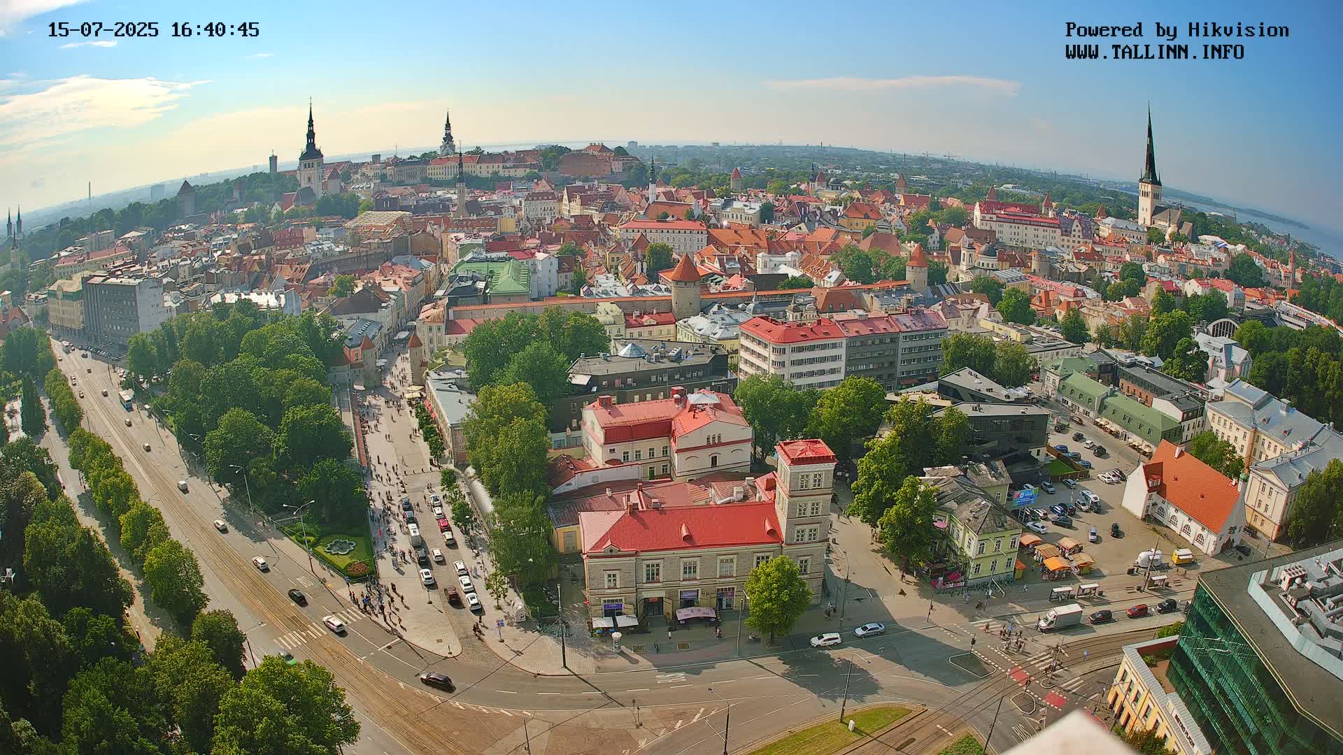Tallinn Skyline Live Cam - Südalinn, Tallinn, Harju, Estonia