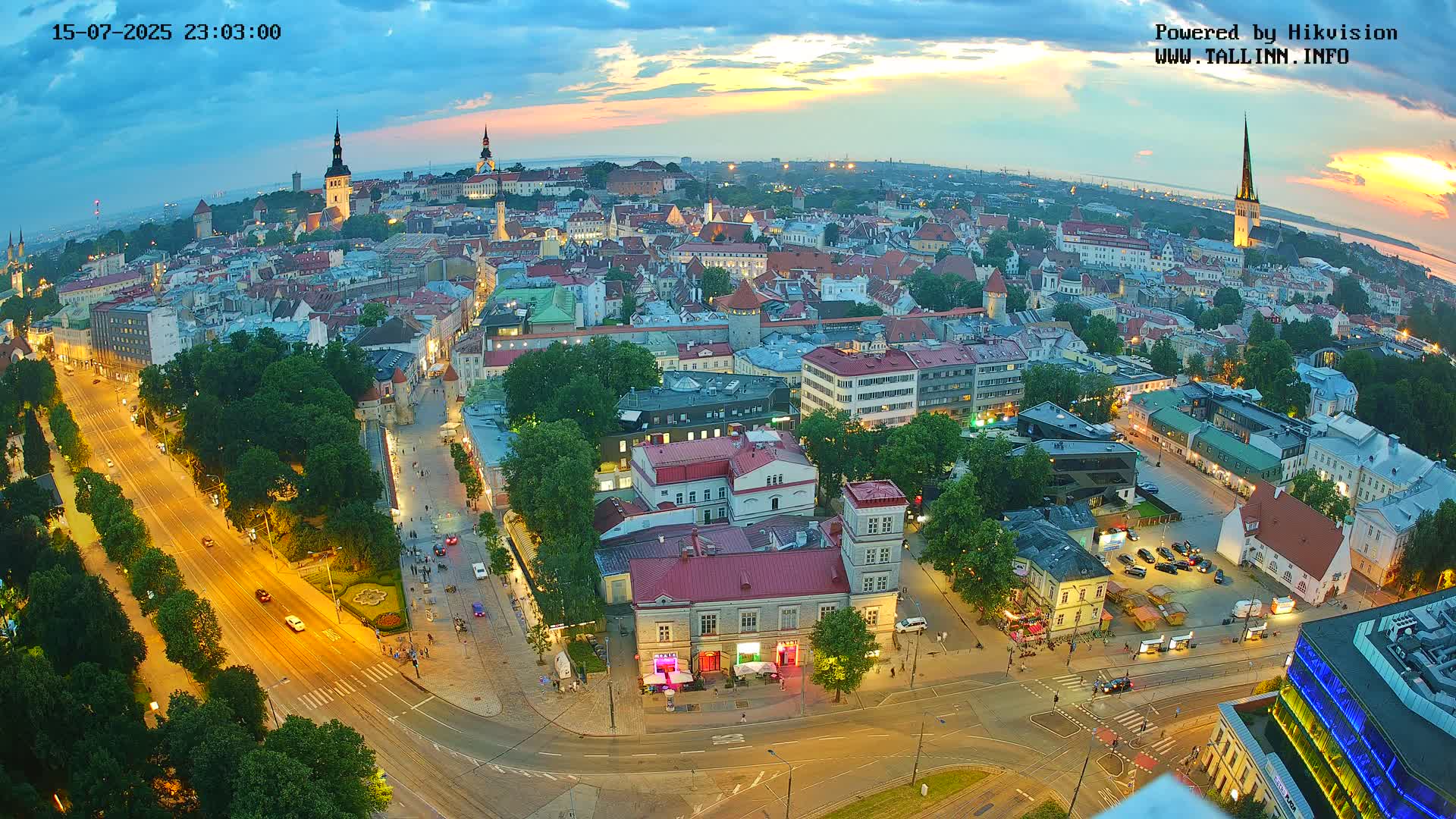 Tallinn Skyline Live Cam - Südalinn, Tallinn, Harju, Estonia