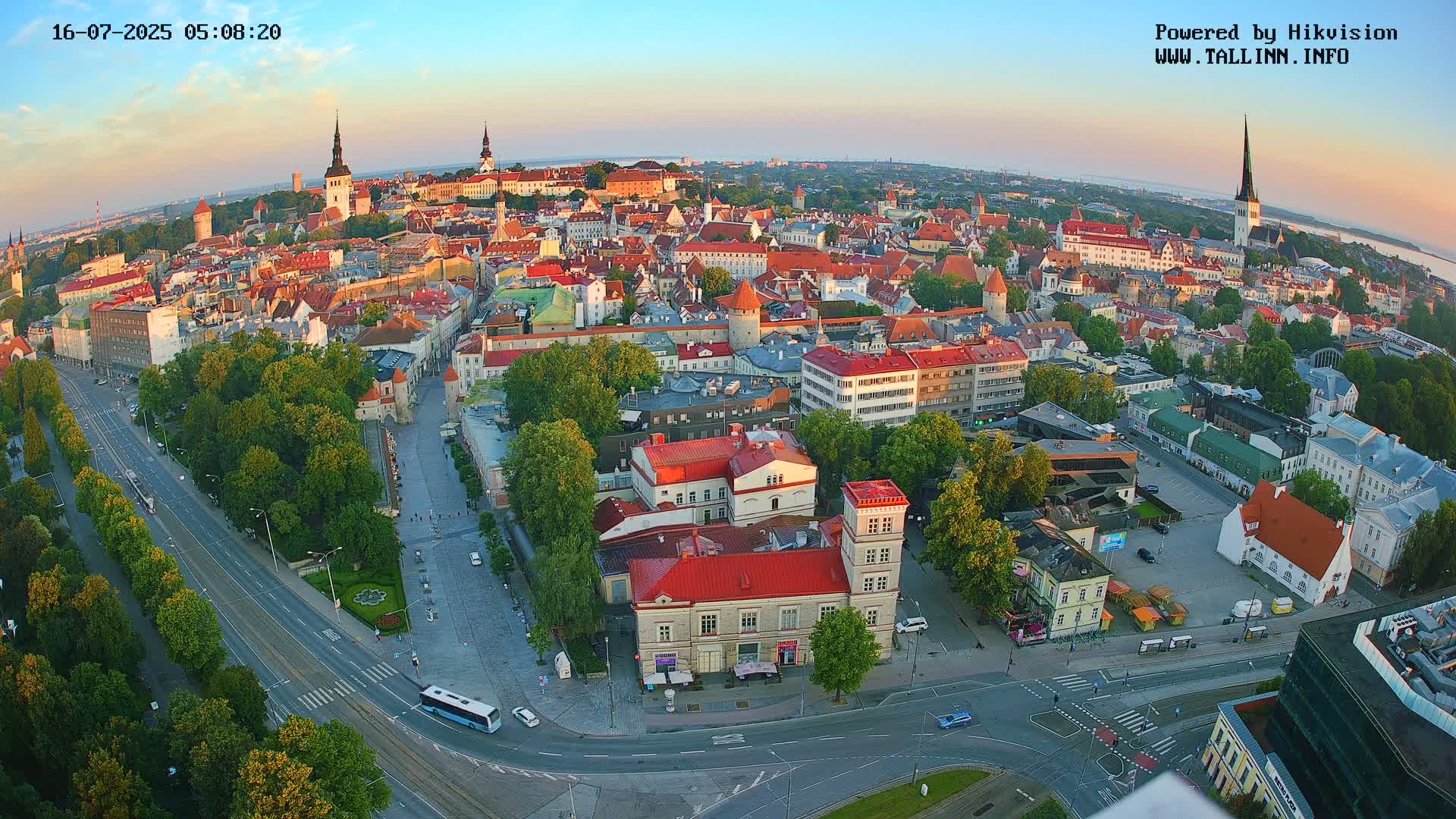 Tallinn Skyline Live Cam - Südalinn, Tallinn, Harju, Estonia