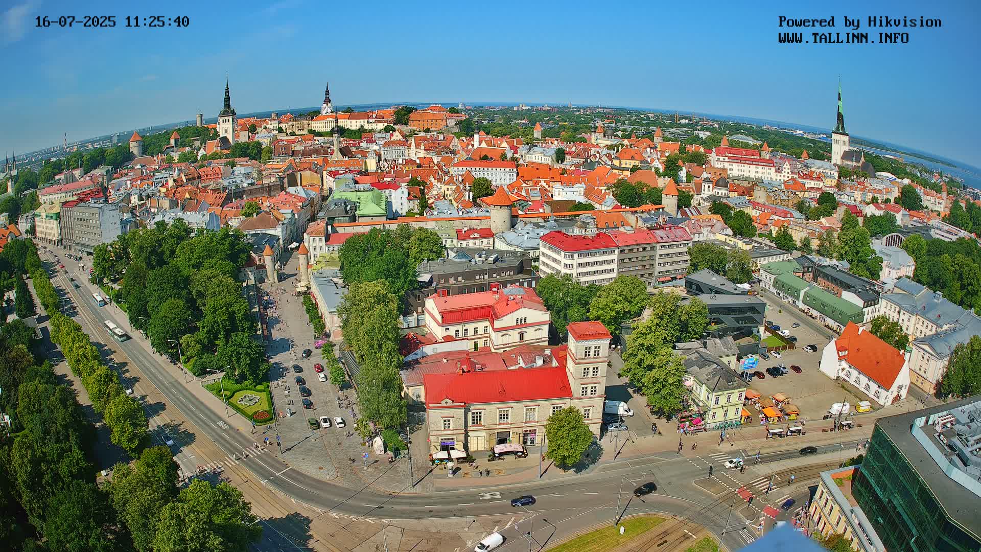 Tallinn Skyline Live Cam - Südalinn, Tallinn, Harju, Estonia