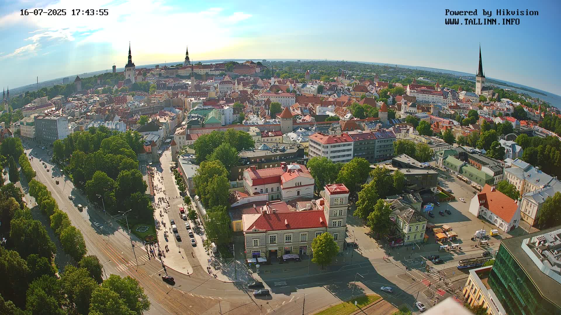 Tallinn Skyline Live Cam - Südalinn, Tallinn, Harju, Estonia
