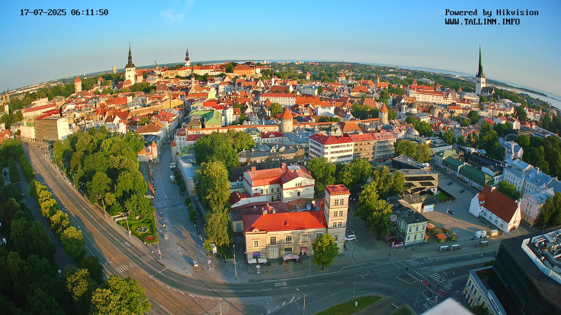 Tallinn Skyline Live Cam - Südalinn, Tallinn, Harju, Estonia